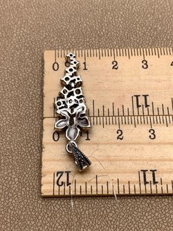 *Подвеска Виноградная Гроздь Марказит Голубой Топаз арт. HP697SP-425 вес 3,11 г - фото 316215 *Подвеска Виноградная Гроздь Марказит Голубой Топаз арт. HP697SP-425 вес 3,11 г - фото 316215