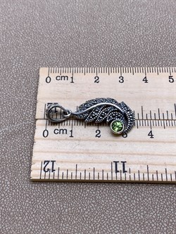 *Подвеска Микс Марказит Хризолит арт. HP0001SP-Хризолит-800 вес 3,28 г - фото 316333 *Подвеска Микс Марказит Хризолит арт. HP0001SP-Хризолит-800 вес 3,28 г - фото 316333