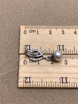 *Подвеска Марказит Жемчуг арт. HP0800-619 вес 2 г - фото 316345 *Подвеска Марказит Жемчуг арт. HP0800-619 вес 2 г - фото 316345