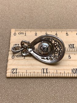 *Подвеска Марказит Жемчуг арт. HP0705-633 вес 10,66 г - фото 316357