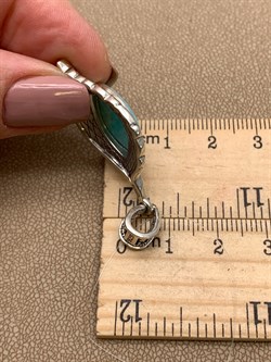 *Подвеска Микс Марказит Амазонит арт. HP1142-339 вес 7,23 г - фото 316517 *Подвеска Микс Марказит Амазонит арт. HP1142-339 вес 7,23 г - фото 316517