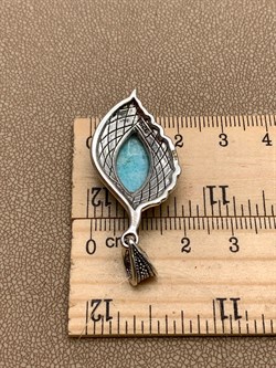 *Подвеска Микс Марказит Амазонит арт. HP1142-339 вес 7,23 г - фото 316518 *Подвеска Микс Марказит Амазонит арт. HP1142-339 вес 7,23 г - фото 316518