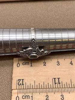 *Кольцо р.19 Микс Марказит Голубой Топаз арт. HR1694-127 вес 5,15 г - фото 316548 *Кольцо р.19 Микс Марказит Голубой Топаз арт. HR1694-127 вес 5,15 г - фото 316548