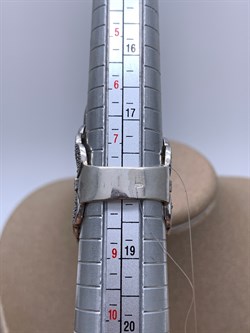 *Кольцо р.18 Микс Марказит Голубой Топаз арт. HR846-285 вес 15,04 г - фото 316597 *Кольцо р.18 Микс Марказит Голубой Топаз арт. HR846-285 вес 15,04 г - фото 316597