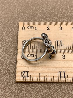 *Кольцо р.17 Клевер Марказит Голубой Топаз Сердце арт. HR1621B-747 вес 5,2 г - фото 316616 *Кольцо р.17 Клевер Марказит Голубой Топаз Сердце арт. HR1621B-747 вес 5,2 г - фото 316616