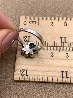 *Кольцо р.16,5 Марказит Голубой Топаз Сердце арт. HR1808-141 вес 3.26 г - фото 316660 *Кольцо р.16,5 Марказит Голубой Топаз Сердце арт. HR1808-141 вес 3.26 г - фото 316660