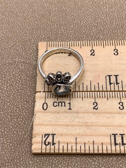 *Кольцо р.16,5 Марказит Голубой Топаз Сердце арт. HR1808-141 вес 3.26 г - фото 316661 *Кольцо р.16,5 Марказит Голубой Топаз Сердце арт. HR1808-141 вес 3.26 г - фото 316661