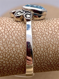 *Кольцо р.18,5 Марказит Голубой Топаз Сердце арт. HR1808-165 вес 3.4 г - фото 316669 *Кольцо р.18,5 Марказит Голубой Топаз Сердце арт. HR1808-165 вес 3.4 г - фото 316669