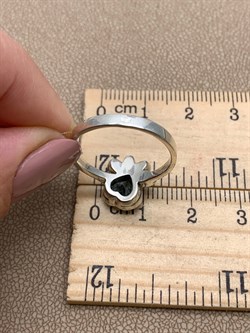 *Кольцо р.18,5 Марказит Голубой Топаз Сердце арт. HR1808-165 вес 3.4 г - фото 316672 *Кольцо р.18,5 Марказит Голубой Топаз Сердце арт. HR1808-165 вес 3.4 г - фото 316672