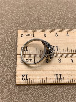 *Кольцо р.20 Жар Птица Марказит Голубой Топаз арт. HR1713-219 вес 4,47 г - фото 316684 *Кольцо р.20 Жар Птица Марказит Голубой Топаз арт. HR1713-219 вес 4,47 г - фото 316684