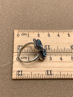 *Кольцо р.18 Сердце Бесконечность Микс Марказит Голубой Топаз арт. HR1052-189 вес 4,78 г - фото 316717 *Кольцо р.18 Сердце Бесконечность Микс Марказит Голубой Топаз арт. HR1052-189 вес 4,78 г - фото 316717