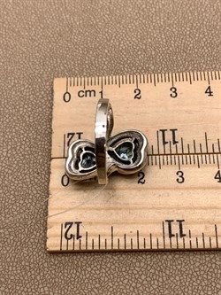 *Кольцо р.17 Сердце Бесконечность Микс Марказит Голубой Топаз арт. HR1052-172 вес 4,92 г - фото 316721 *Кольцо р.17 Сердце Бесконечность Микс Марказит Голубой Топаз арт. HR1052-172 вес 4,92 г - фото 316721