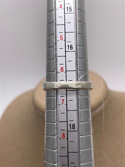 *Кольцо р.19 Марказит Голубой Топаз арт. HR978-402 вес 5,37 г - фото 316735