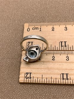 *Кольцо р.17 Рыбка Марказит Голубой Топаз арт. HR1615-570 вес 4,36 г - фото 316755 *Кольцо р.17 Рыбка Марказит Голубой Топаз арт. HR1615-570 вес 4,36 г - фото 316755