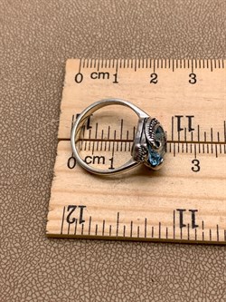 *Кольцо р.17 Рыбка Марказит Голубой Топаз арт. HR1615-570 вес 4,36 г - фото 316757 *Кольцо р.17 Рыбка Марказит Голубой Топаз арт. HR1615-570 вес 4,36 г - фото 316757