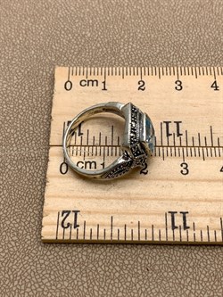 *Кольцо р.17 Марказит Голубой Топаз арт. HR978-389 вес 5 г - фото 317469 *Кольцо р.17 Марказит Голубой Топаз арт. HR978-389 вес 5 г - фото 317469