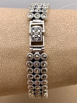 *Браслет р.20 Гибискус Марказит арт BR549-569 вес 56,89 г - фото 317482 *Браслет р.20 Гибискус Марказит арт BR549-569 вес 56,89 г - фото 317482