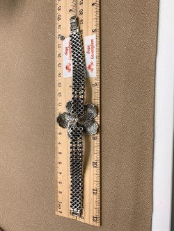 *Браслет р.20 Гибискус Марказит арт BR549-569 вес 56,89 г - фото 317488 *Браслет р.20 Гибискус Марказит арт BR549-569 вес 56,89 г - фото 317488