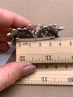 *Брошь-Кулон Марказит Эмаль арт. Р 594-075 вес 14,11 г - фото 317494 *Брошь-Кулон Марказит Эмаль арт. Р 594-075 вес 14,11 г - фото 317494