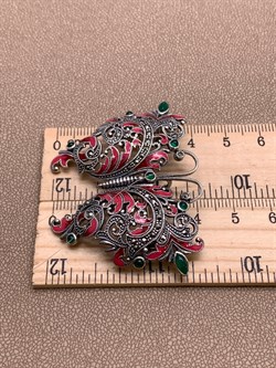 *Брошь-Кулон Марказит Эмаль арт. Р 594-075 вес 14,11 г - фото 317496 *Брошь-Кулон Марказит Эмаль арт. Р 594-075 вес 14,11 г - фото 317496