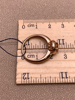 *Кольцо р.18 Цитрин арт. 01-1931/00ЦТ-06-119 вес 3,47 г - фото 317506