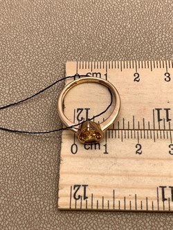 *Кольцо р.17 Цитрин арт. 01-1697/00ЦТ-06-599 вес 2,33 г - фото 317523 *Кольцо р.17 Цитрин арт. 01-1697/00ЦТ-06-599 вес 2,33 г - фото 317523