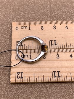 *Кольцо р.17,5 Цитрин арт. 01-1697/00ЦТ-00-058 вес 2,27 г - фото 317561