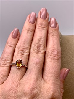 *Кольцо р.16,5 Цитрин арт. 01-1697/00ЦТ-00-034 вес 2,1 г - фото 317586 *Кольцо р.16,5 Цитрин арт. 01-1697/00ЦТ-00-034 вес 2,1 г - фото 317586