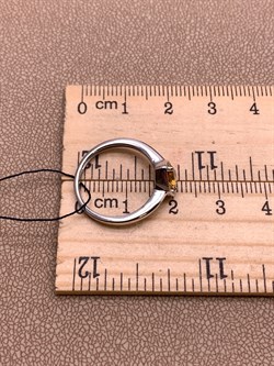 *Кольцо р.16,5 Цитрин арт. 01-1697/00ЦТ-00-034 вес 2,1 г - фото 317587 *Кольцо р.16,5 Цитрин арт. 01-1697/00ЦТ-00-034 вес 2,1 г - фото 317587