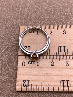 *Кольцо р.18,5 Цитрин арт. 01-2764/БРЦТ-00-283 вес 3,03 г - фото 317607 *Кольцо р.18,5 Цитрин арт. 01-2764/БРЦТ-00-283 вес 3,03 г - фото 317607