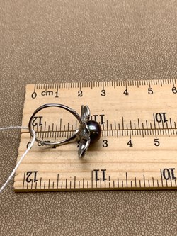 *Кольцо р.18 Шоколадный Жемчуг д.9*9,5мм арт. 1.0369.0.b-467 Вес 2,95 г - фото 317697 *Кольцо р.18 Шоколадный Жемчуг д.9*9,5мм арт. 1.0369.0.b-467 Вес 2,95 г - фото 317697