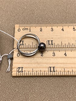 *Кольцо р.17 Черный Жемчуг д.7,5*8мм арт. 1.0320.0.b-608 Вес 1,89 г - фото 317713 *Кольцо р.17 Черный Жемчуг д.7,5*8мм арт. 1.0320.0.b-608 Вес 1,89 г - фото 317713