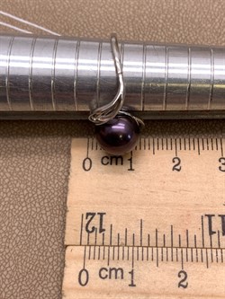 *Кольцо р.18 Черный Жемчуг д.9,5*10мм арт. 1.0682.0.b-150 Вес 2,93 г - фото 317735 *Кольцо р.18 Черный Жемчуг д.9,5*10мм арт. 1.0682.0.b-150 Вес 2,93 г - фото 317735