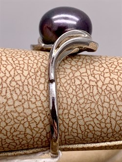 *Кольцо р.17,5 Шоколадный Жемчуг д.9*10мм арт. 1.0682.0.b-214 Вес 2,89 г - фото 317755 *Кольцо р.17,5 Шоколадный Жемчуг д.9*10мм арт. 1.0682.0.b-214 Вес 2,89 г - фото 317755