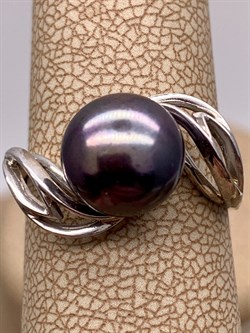 *Кольцо р.17,5 Шоколадный Жемчуг д.9*10мм арт. 1.0682.0.b-214 Вес 2,89 г - фото 317756 *Кольцо р.17,5 Шоколадный Жемчуг д.9*10мм арт. 1.0682.0.b-214 Вес 2,89 г - фото 317756