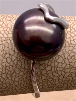 *Кольцо р.17 Черный Жемчуг д.10,5*11мм арт. 1.0425.0.b-586 Вес 2,95 г - фото 317813 *Кольцо р.17 Черный Жемчуг д.10,5*11мм арт. 1.0425.0.b-586 Вес 2,95 г - фото 317813