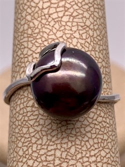 *Кольцо р.17 Черный Жемчуг д.10,5*11мм арт. 1.0425.0.b-586 Вес 2,95 г - фото 317815 *Кольцо р.17 Черный Жемчуг д.10,5*11мм арт. 1.0425.0.b-586 Вес 2,95 г - фото 317815