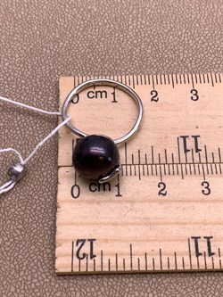 *Кольцо р.17 Черный Жемчуг д.10,5*11мм арт. 1.0425.0.b-586 Вес 2,95 г - фото 317818 *Кольцо р.17 Черный Жемчуг д.10,5*11мм арт. 1.0425.0.b-586 Вес 2,95 г - фото 317818