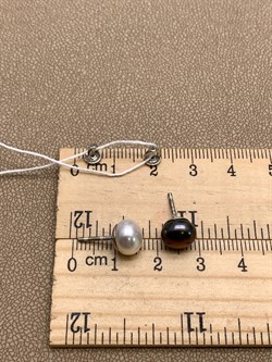 *Пусеты Жемчуг Микс д.8*8,5мм арт. 2.0116.0.b-782 Вес 2,18 г - фото 317836 *Пусеты Жемчуг Микс д.8*8,5мм арт. 2.0116.0.b-782 Вес 2,18 г - фото 317836