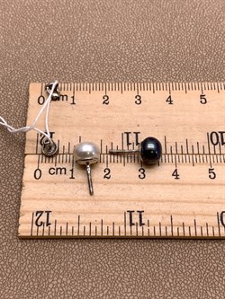 *Пусеты Жемчуг Микс д.8*8,5мм арт. 2.0116.0.b-166 Вес 2,02 г - фото 317844 *Пусеты Жемчуг Микс д.8*8,5мм арт. 2.0116.0.b-166 Вес 2,02 г - фото 317844