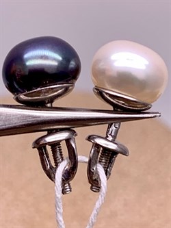 *Пусеты Жемчуг Микс д.8*8,5мм арт. 2.0116.0.b-166 Вес 2,02 г - фото 317845 *Пусеты Жемчуг Микс д.8*8,5мм арт. 2.0116.0.b-166 Вес 2,02 г - фото 317845