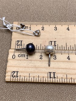 *Пусеты Жемчуг Микс д.8*8,5мм арт. 2.0116.0.b-284 Вес 2,04 г - фото 317871 *Пусеты Жемчуг Микс д.8*8,5мм арт. 2.0116.0.b-284 Вес 2,04 г - фото 317871