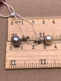 *Пусеты Жемчуг Микс д.8*8,5мм арт. 2.0116.0.b-911 Вес 2,49 г - фото 317883 *Пусеты Жемчуг Микс д.8*8,5мм арт. 2.0116.0.b-911 Вес 2,49 г - фото 317883