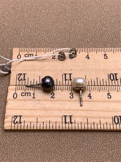 *Пусеты Жемчуг Микс д.8*8,5мм арт. 2.0116.0.b-458 Вес 2,09 г - фото 317885 *Пусеты Жемчуг Микс д.8*8,5мм арт. 2.0116.0.b-458 Вес 2,09 г - фото 317885