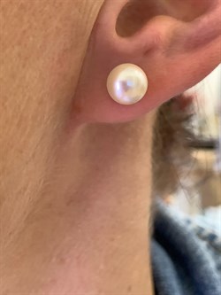 *Пусеты Жемчуг Микс д.8*8,5мм арт. 2.0116.0.b-458 Вес 2,09 г - фото 317886 *Пусеты Жемчуг Микс д.8*8,5мм арт. 2.0116.0.b-458 Вес 2,09 г - фото 317886