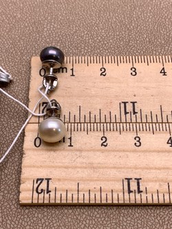 *Пусеты Жемчуг Микс д.8*8,5мм арт. 2.0116.0.b-458 Вес 2,09 г - фото 317890 *Пусеты Жемчуг Микс д.8*8,5мм арт. 2.0116.0.b-458 Вес 2,09 г - фото 317890