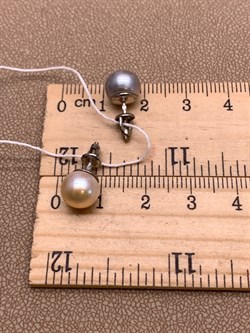 *Пусеты Жемчуг Микс д.8*8,5мм арт. 2.0116.0.b-904 Вес 2,51 г - фото 317914 *Пусеты Жемчуг Микс д.8*8,5мм арт. 2.0116.0.b-904 Вес 2,51 г - фото 317914