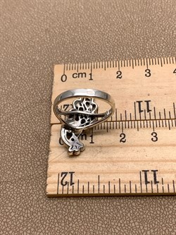 *Кольцо р.16,5 Жар Птица Марказит арт HR1687-724 вес 3,95 г - фото 317964