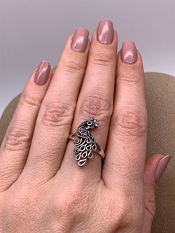 *Кольцо р.17,5 Жар Птица Марказит арт HR1687-731 вес 4,31 г - фото 317978