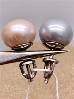 *Пусеты Жемчуг Микс д.9*9,5мм арт. 2.0117.0.b-997 Вес 2,89 г - фото 318100 *Пусеты Жемчуг Микс д.9*9,5мм арт. 2.0117.0.b-997 Вес 2,89 г - фото 318100